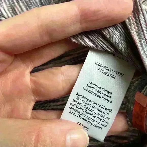 RBX Women’s Performance Striped Pink Athletic Work out Travel Gym TShirt Large - Picture 5 of 6